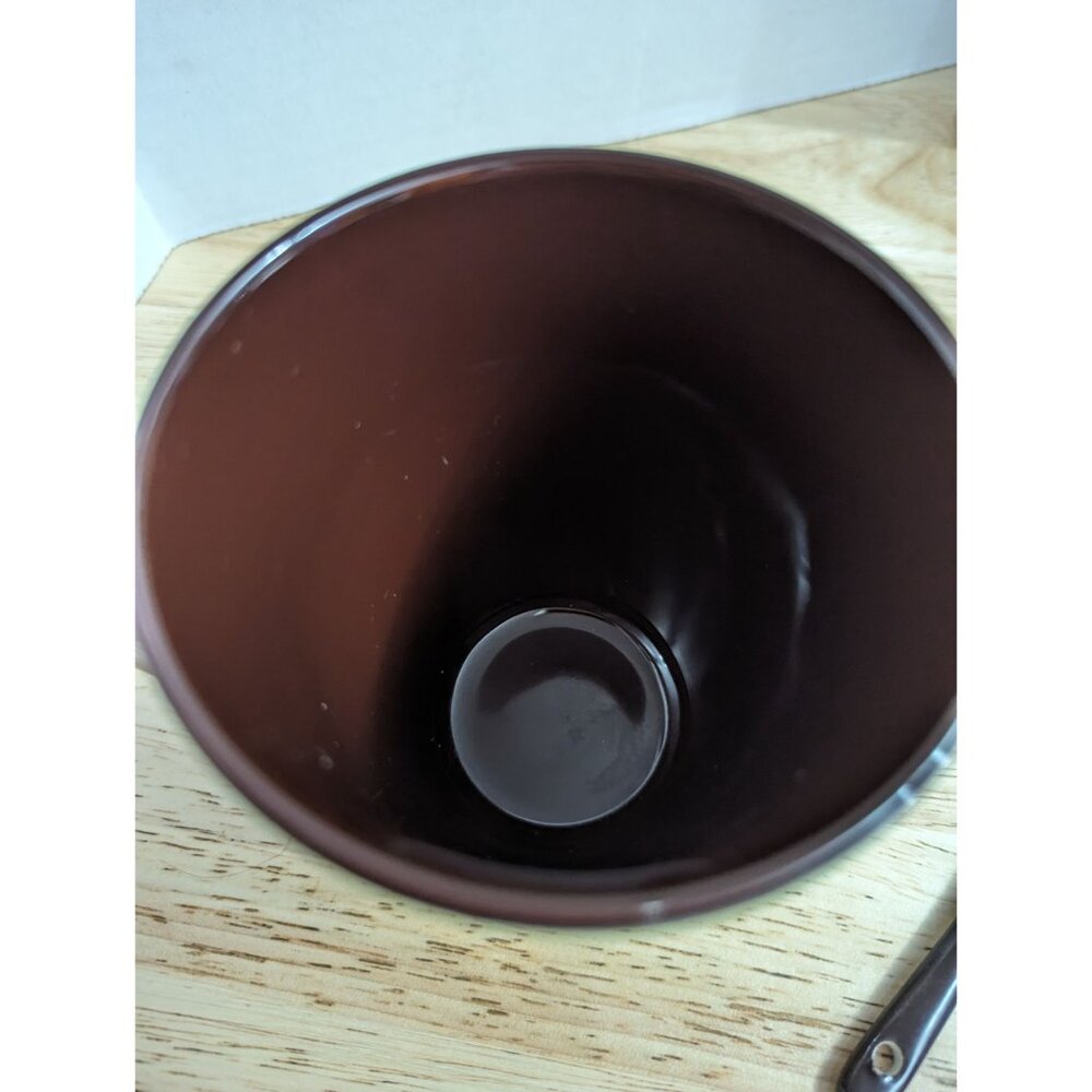 Enjoy Cafe Cayman Islands brown coffe themed mug w/spoon 4 inch @agiftcorp - Picture 10 of 11